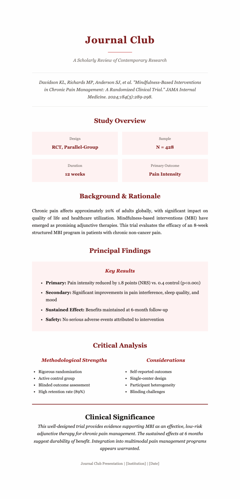 Elegant scholarly journal club